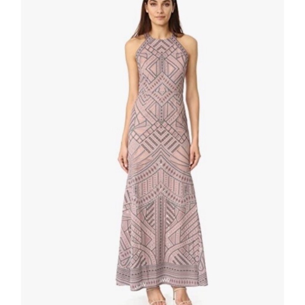 BCBGMaxazria Dress Women Cutaway Felicia Maxi Gala Prom Elegant Glam 0 $598